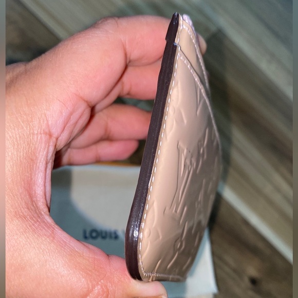 Authentic LOUIS VUITTON Monogram Vernis Coin Key Case Cles Pink - Picture 10 of 16